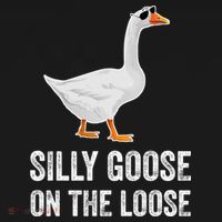 Silly Goose On The Loose Funny Goose Women's Tank Top thumb 5
