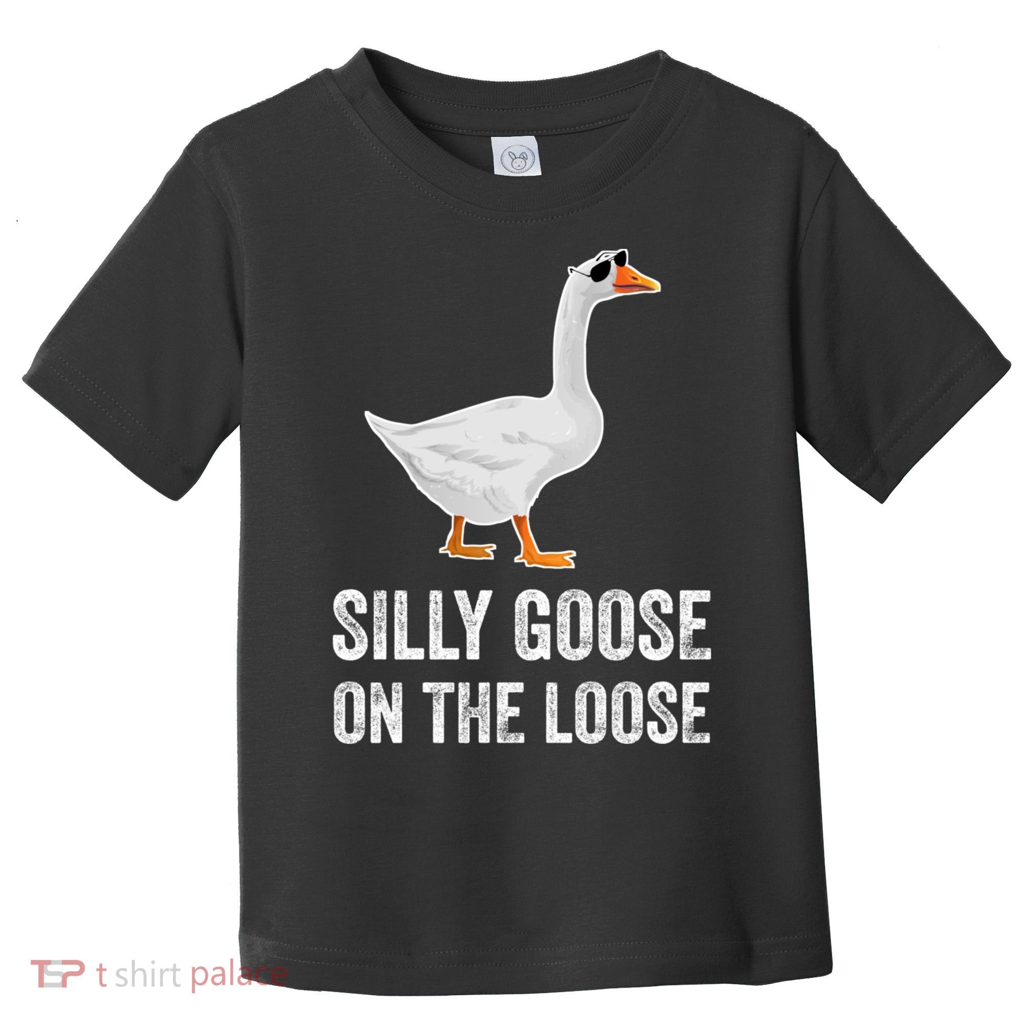 Silly Goose On The Loose Funny Goose Toddler T-Shirt