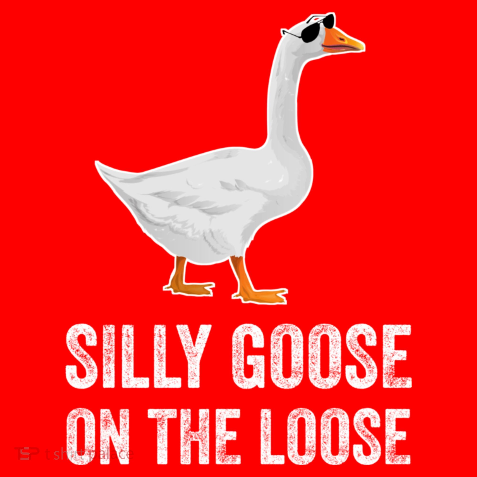 Silly Goose On The Loose Funny Goose Santa Hat
