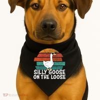 Silly Goose On The Loose USA-Made Doggie Bandana thumb 1