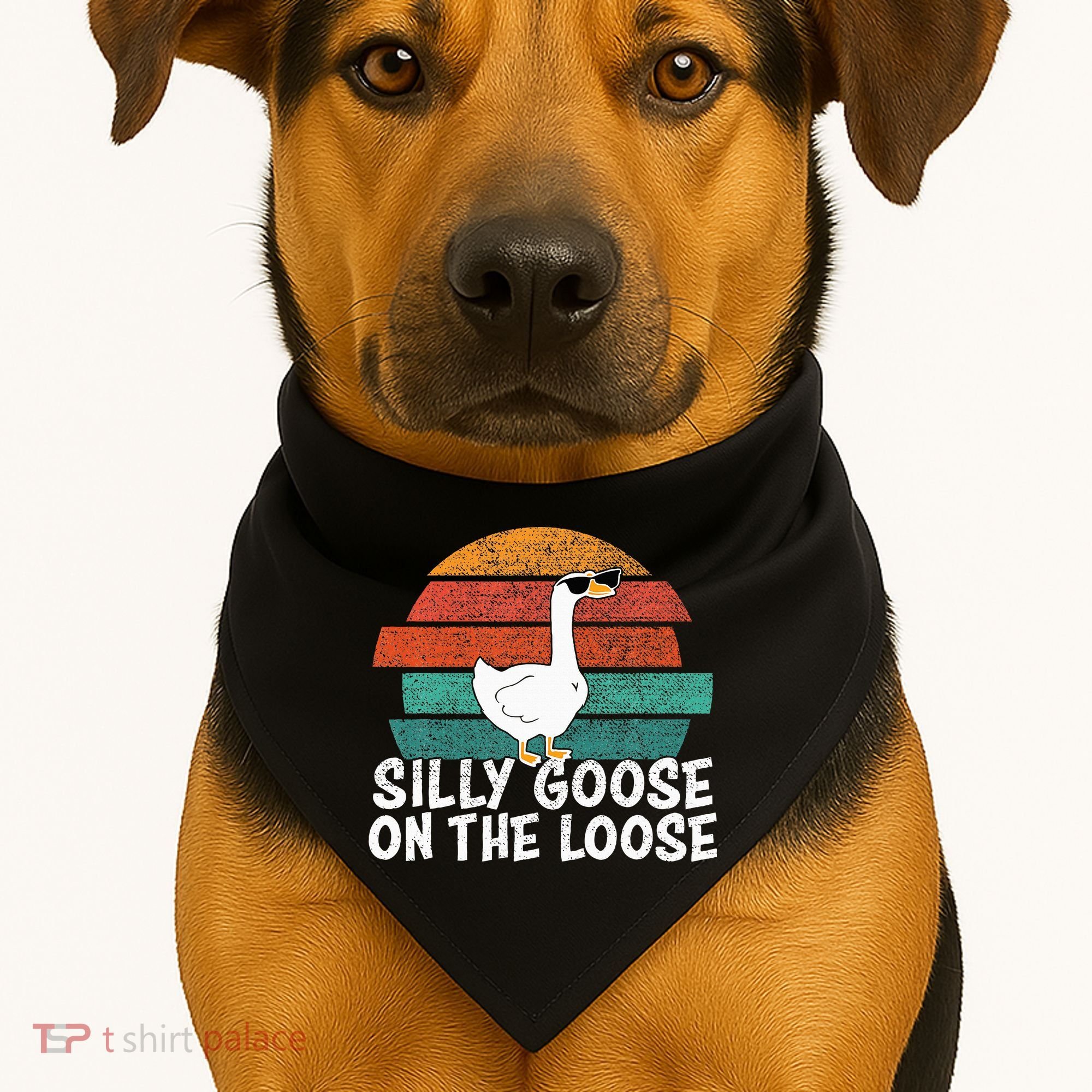 Silly Goose On The Loose USA-Made Doggie Bandana