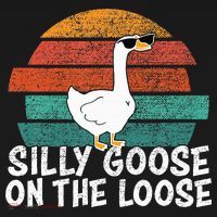 Silly Goose On The Loose Flexfit Unipanel Trucker Cap thumb 2