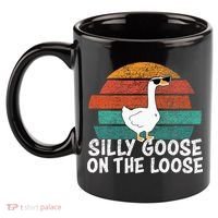 Silly Goose On The Loose 11oz C Handle Ceramic Mug thumb 2