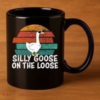 Silly Goose On The Loose 11oz C Handle Ceramic Mug thumb 3
