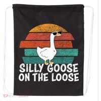 Silly Goose On The Loose Drawstring Bag thumb 0