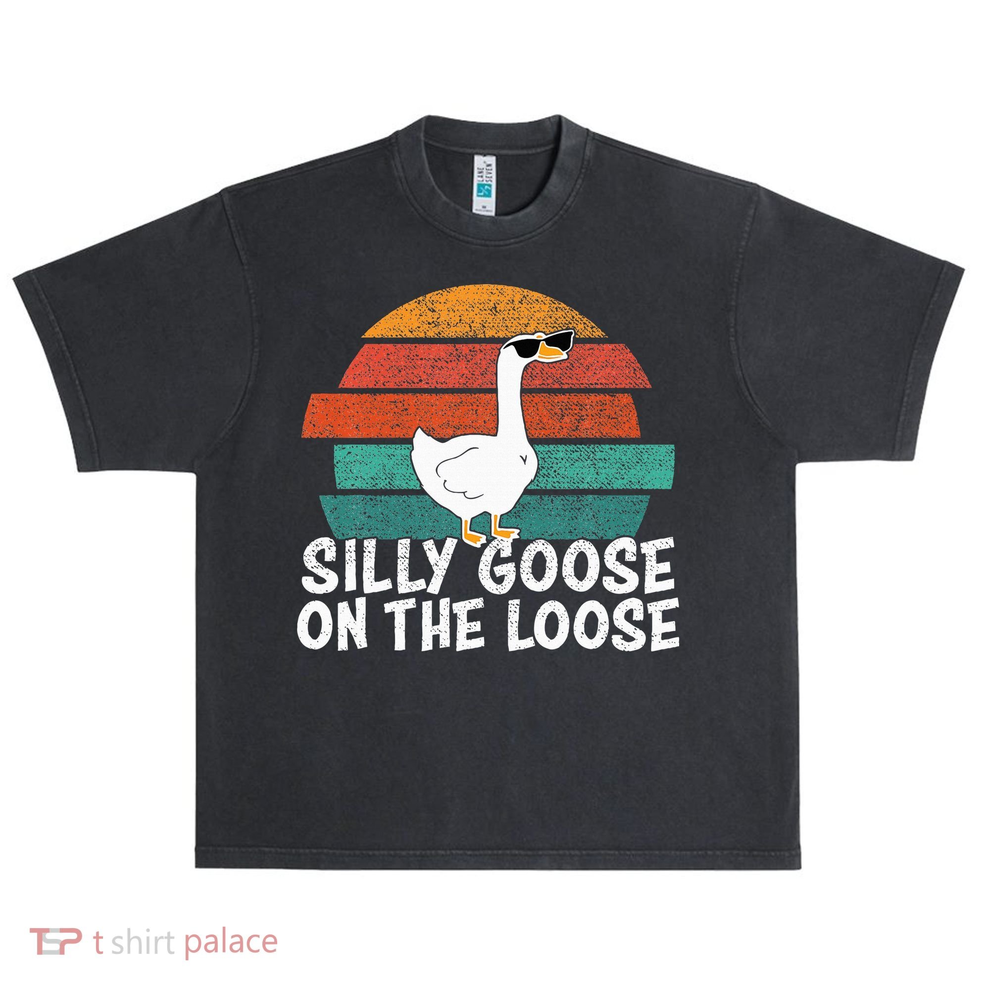 Silly Goose On The Loose Urban Oversized Heavyweight T-Shirt