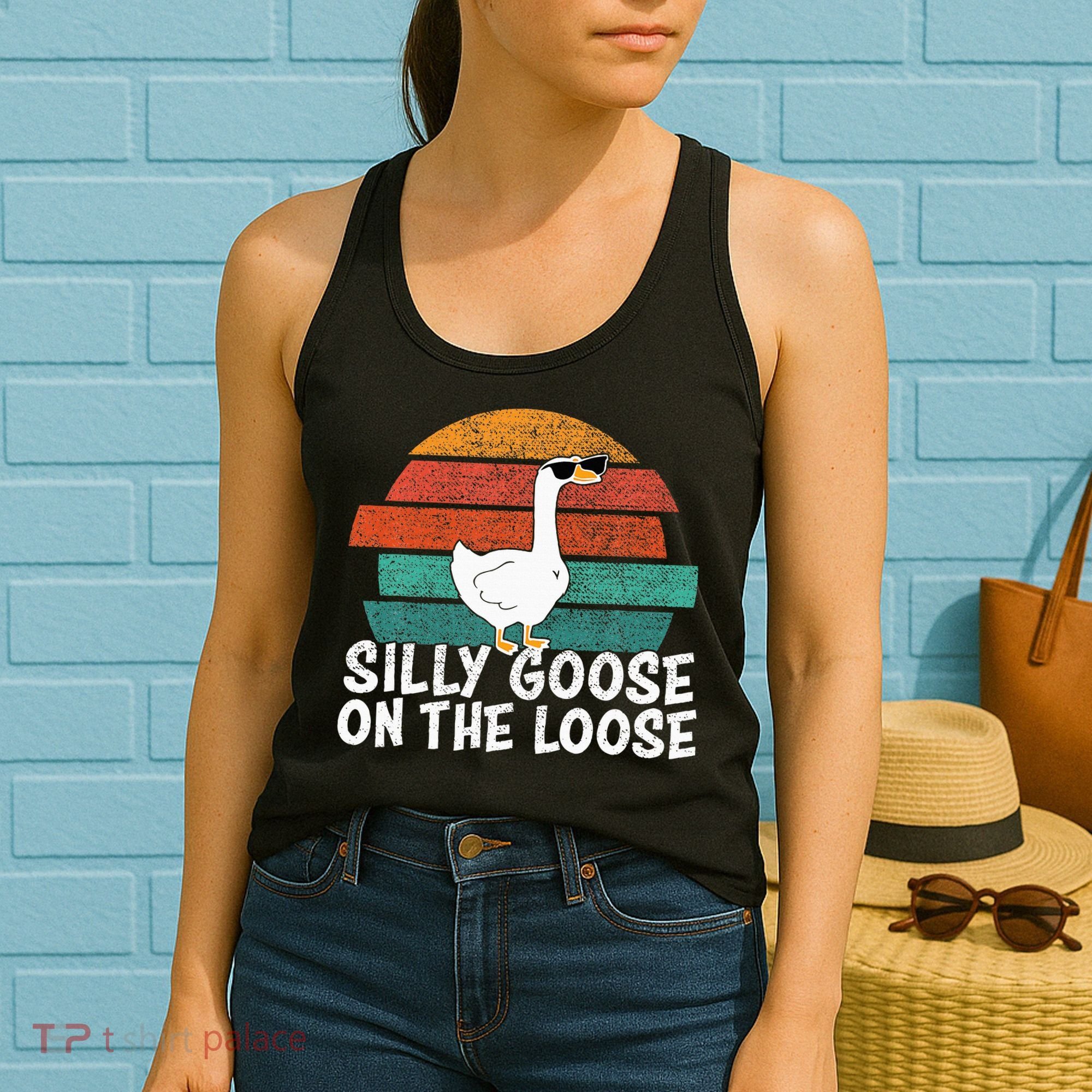 Silly Goose On The Loose Women's Tank Top