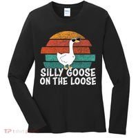 Silly Goose On The Loose Women's Long Sleeve Shirt thumb 0
