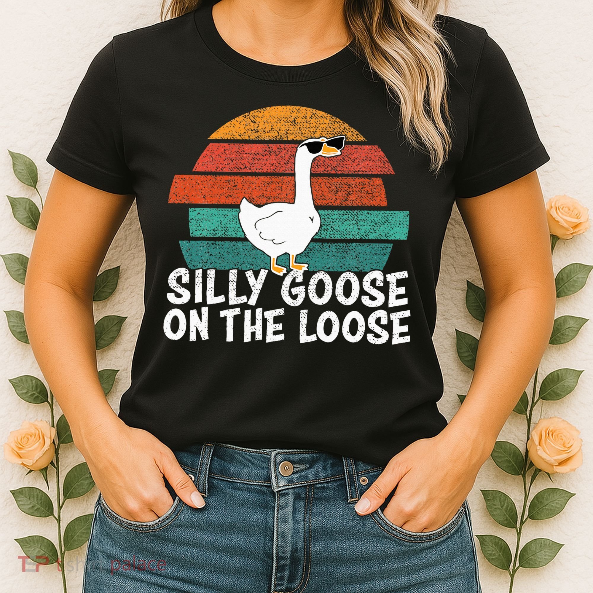 Silly Goose On The Loose Women's T-Shirt