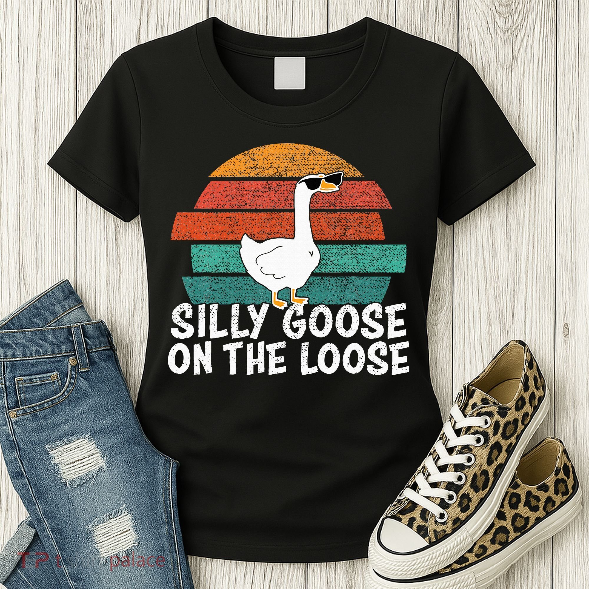 Silly Goose On The Loose Women's T-Shirt