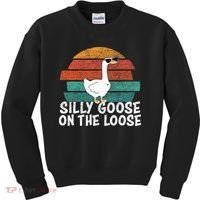 Silly Goose On The Loose Kids Sweatshirt thumb 0