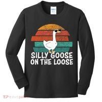 Silly Goose On The Loose Kids Long Sleeve Shirt thumb 0