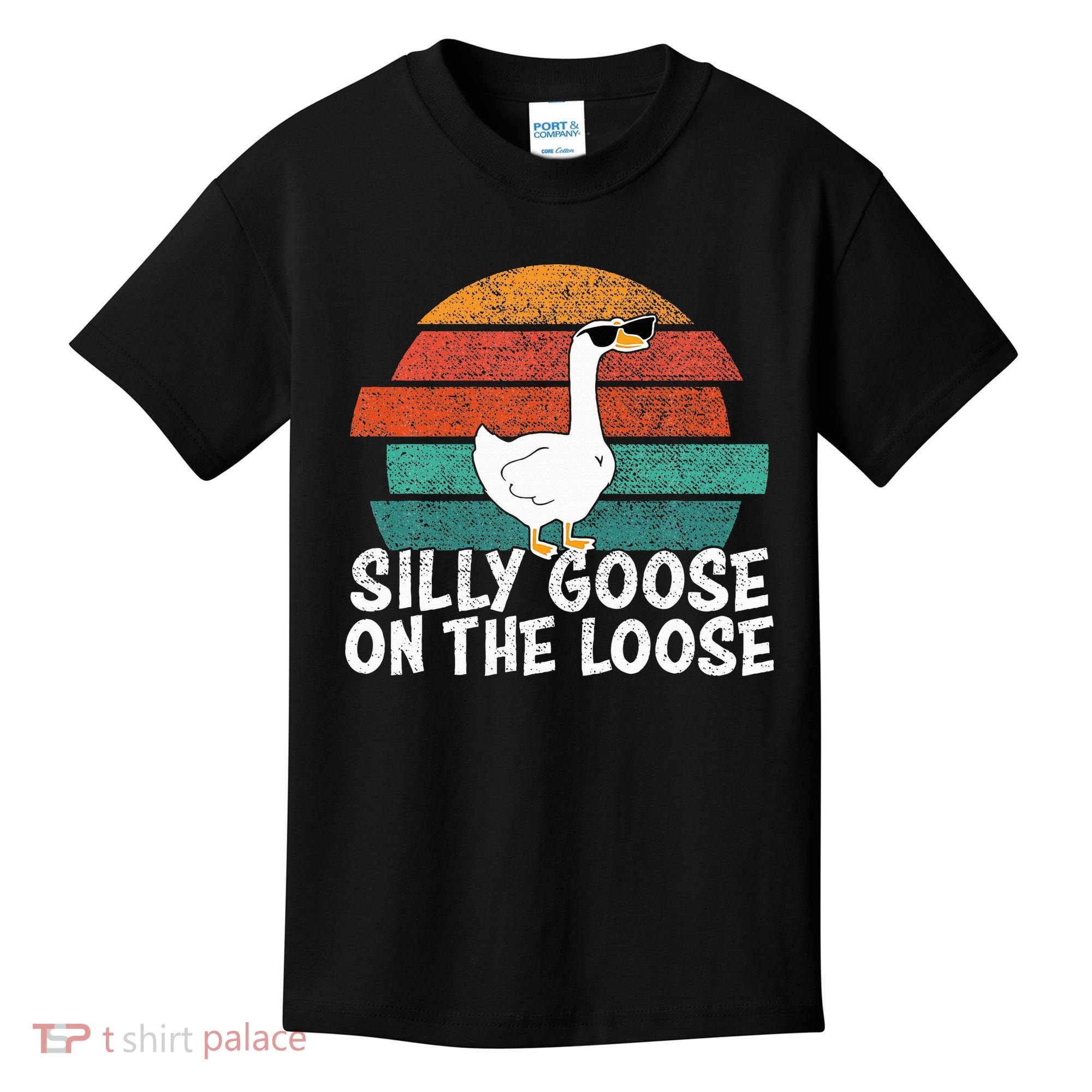 Silly Goose On The Loose Kids T-Shirt