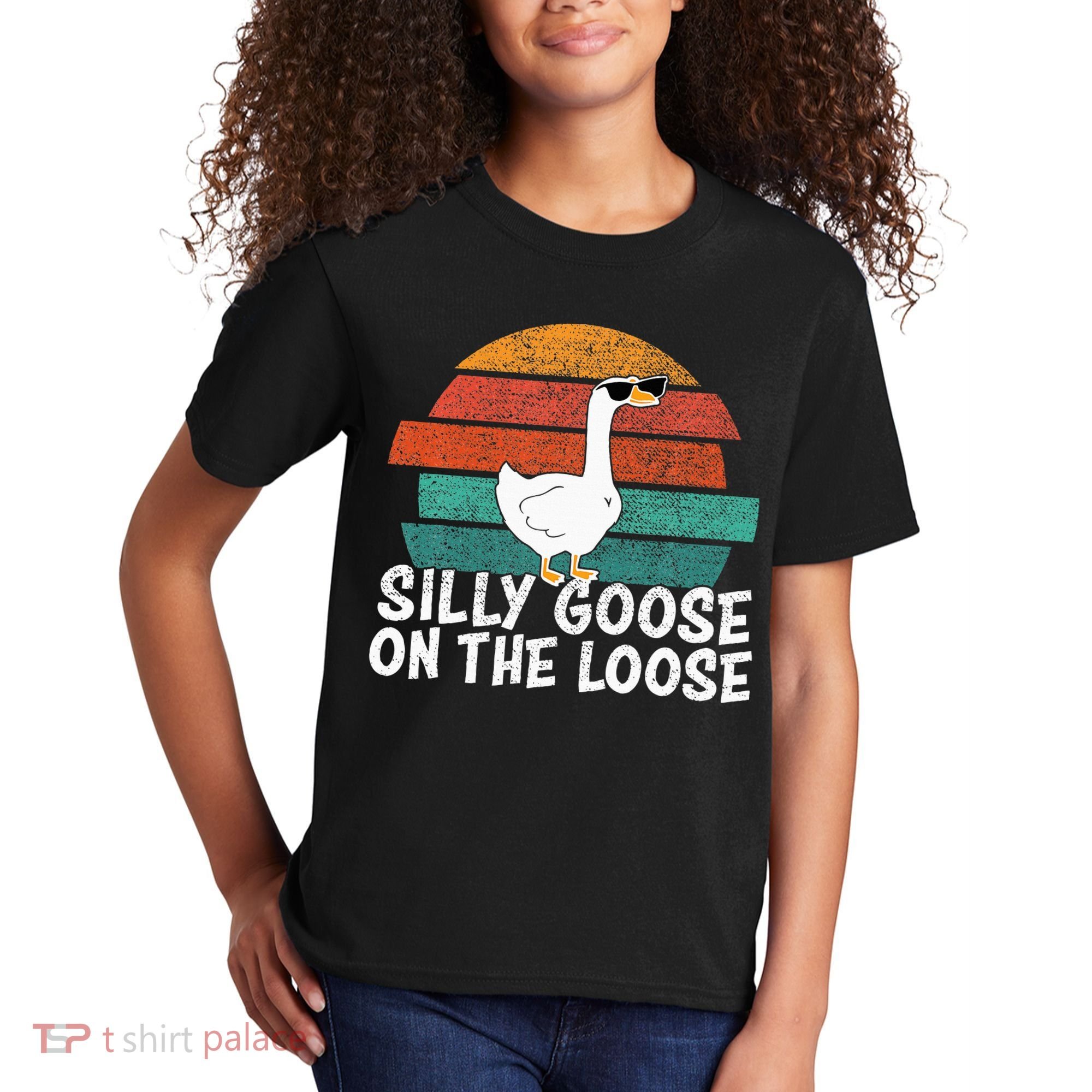 Silly Goose On The Loose Kids T-Shirt