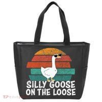 Silly Goose On The Loose Tote Bag thumb 0