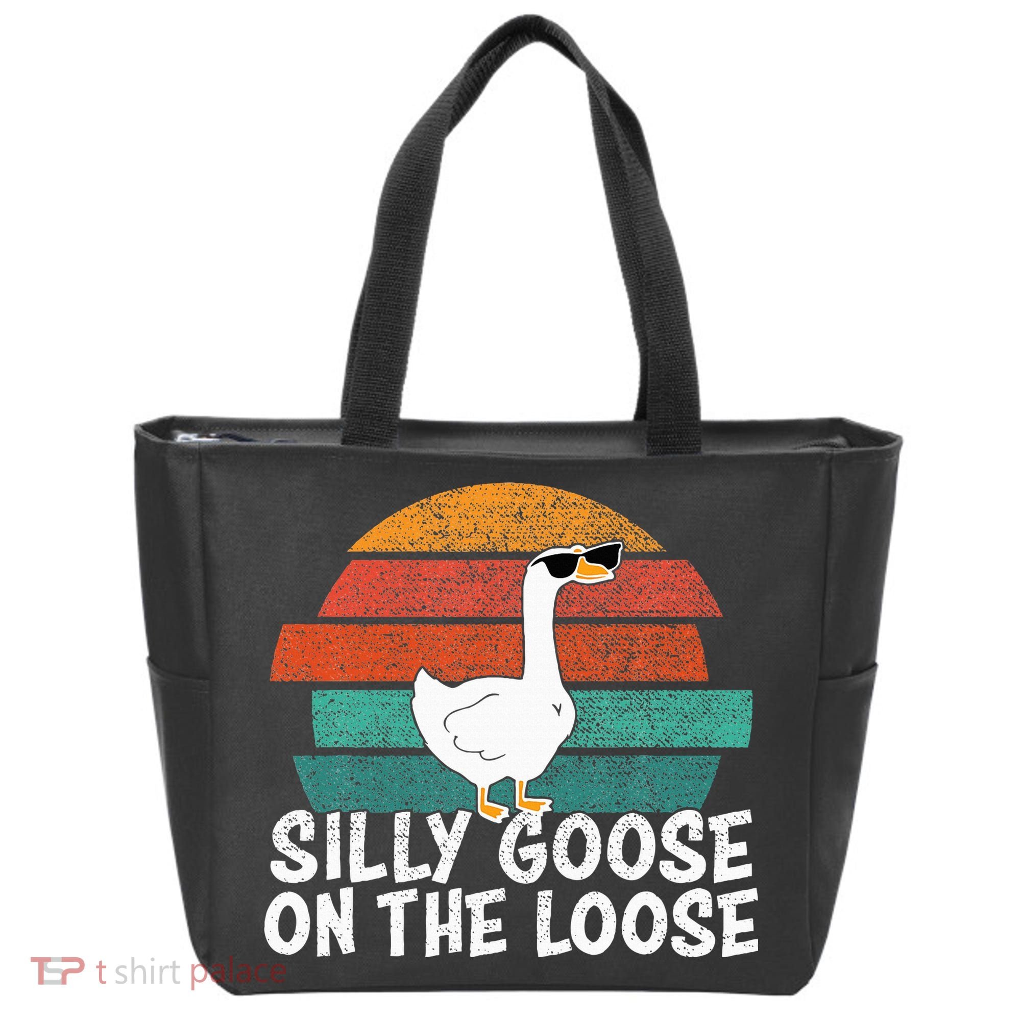 Silly Goose On The Loose Tote Bag
