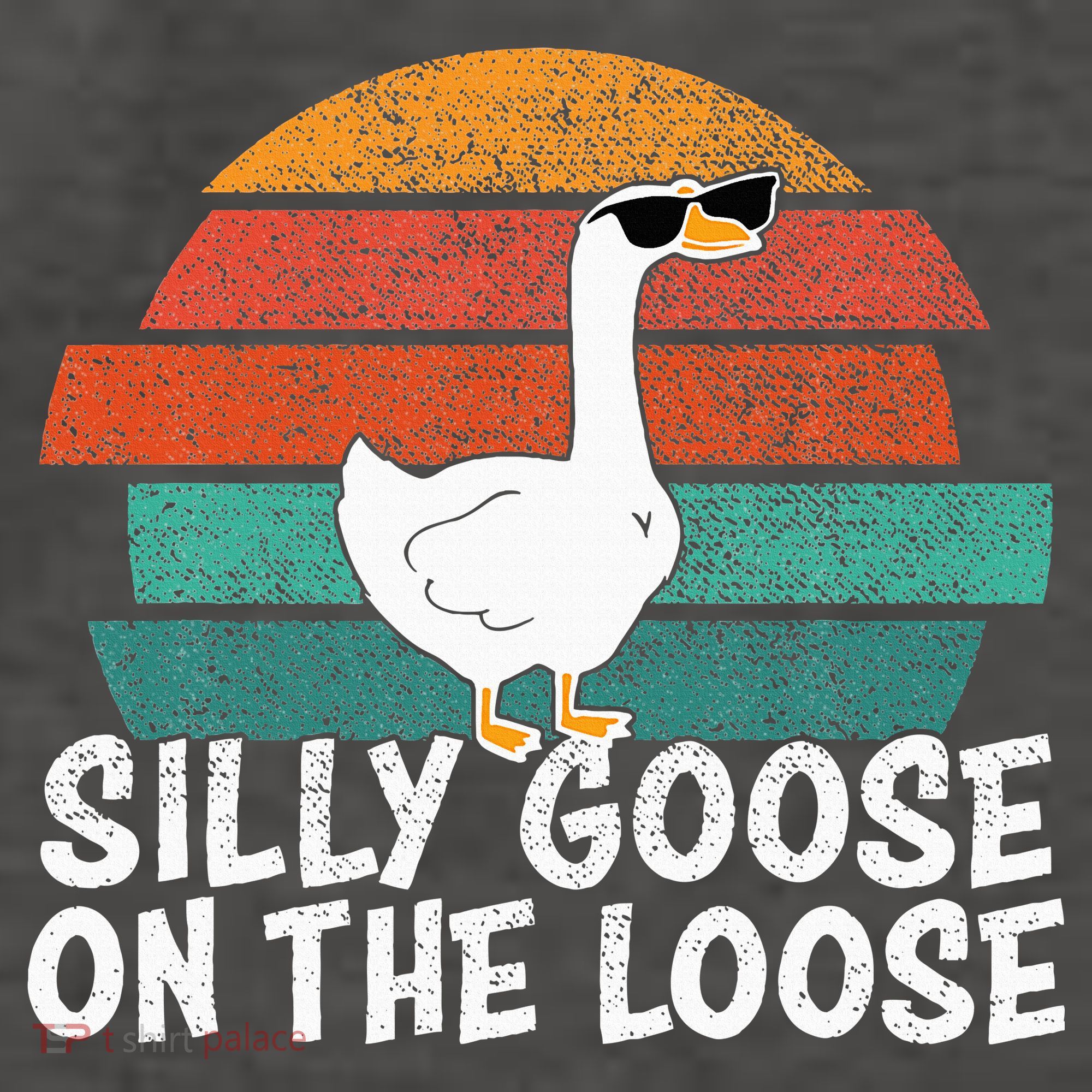 Silly Goose On The Loose Vector Backpack