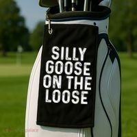 Silly Goose On The Loose Golf Towel thumb 2
