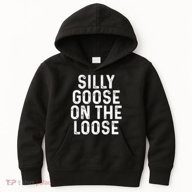 Silly Goose On The Loose Kids Hoodie