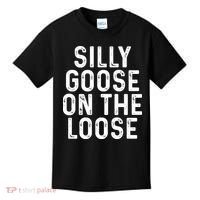 Silly Goose On The Loose Kids T-Shirt thumb 0