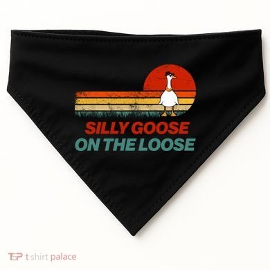 Silly Goose On The Loose USA-Made Doggie Bandana