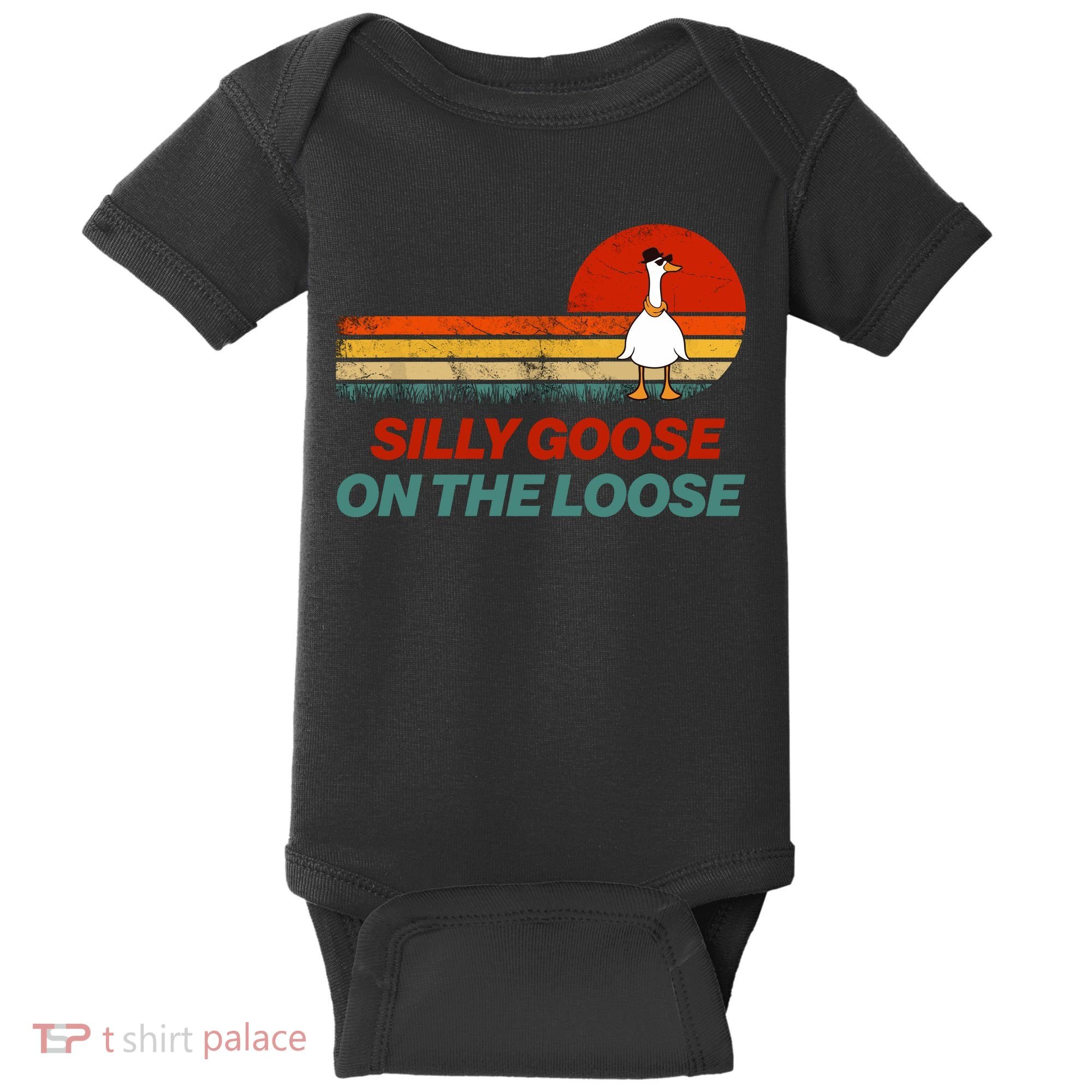 Silly Goose On The Loose Baby Bodysuit