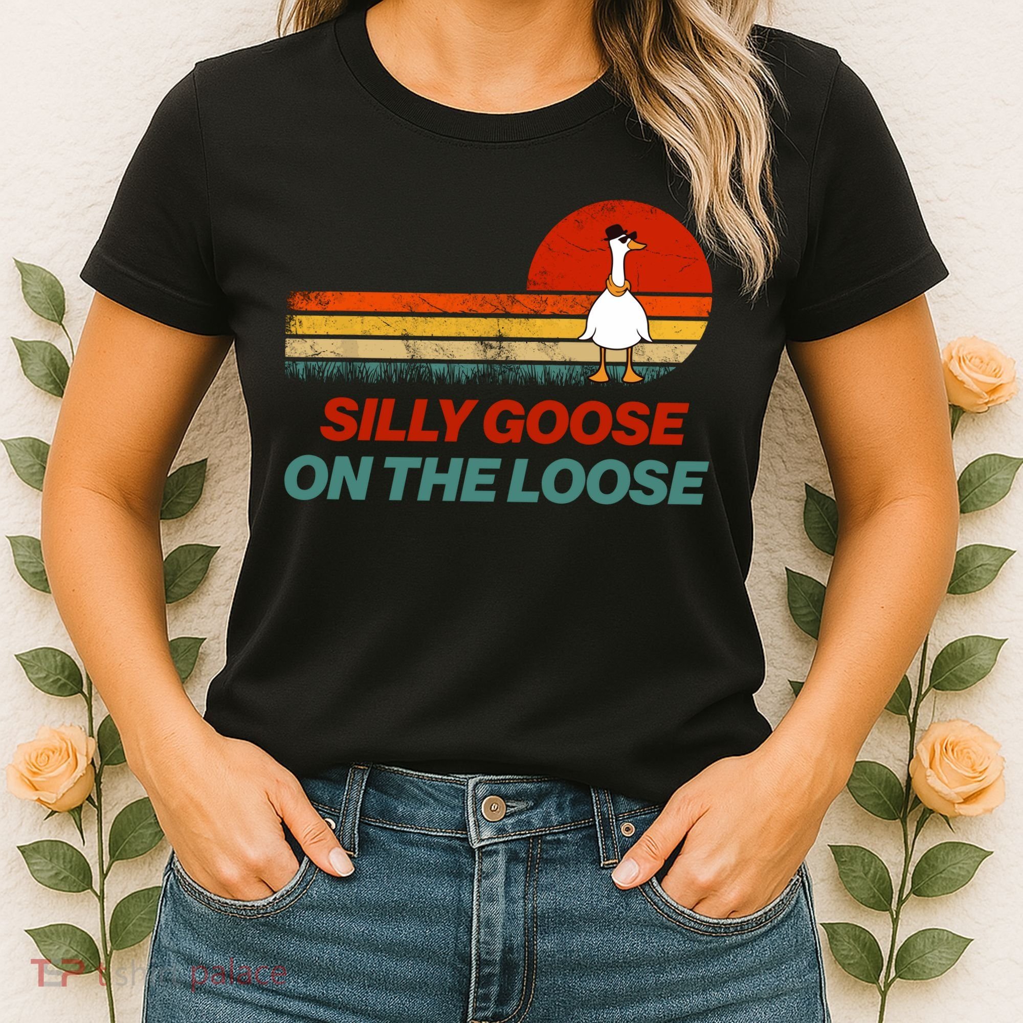 Silly Goose On The Loose Women's T-Shirt