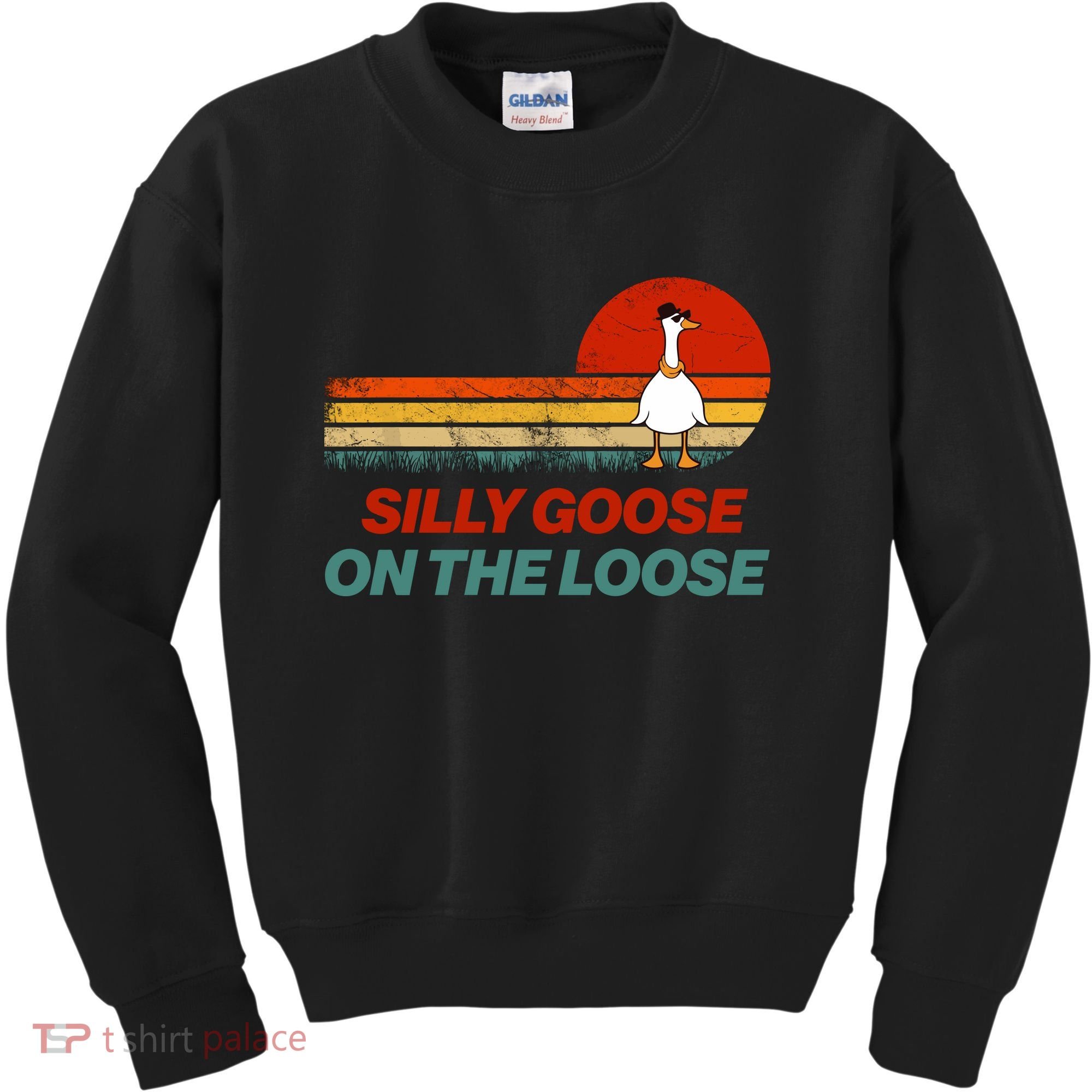 Silly Goose On The Loose Kids Sweatshirt