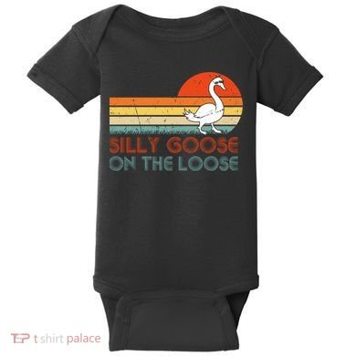 Silly Goose On The Loose Baby Bodysuit
