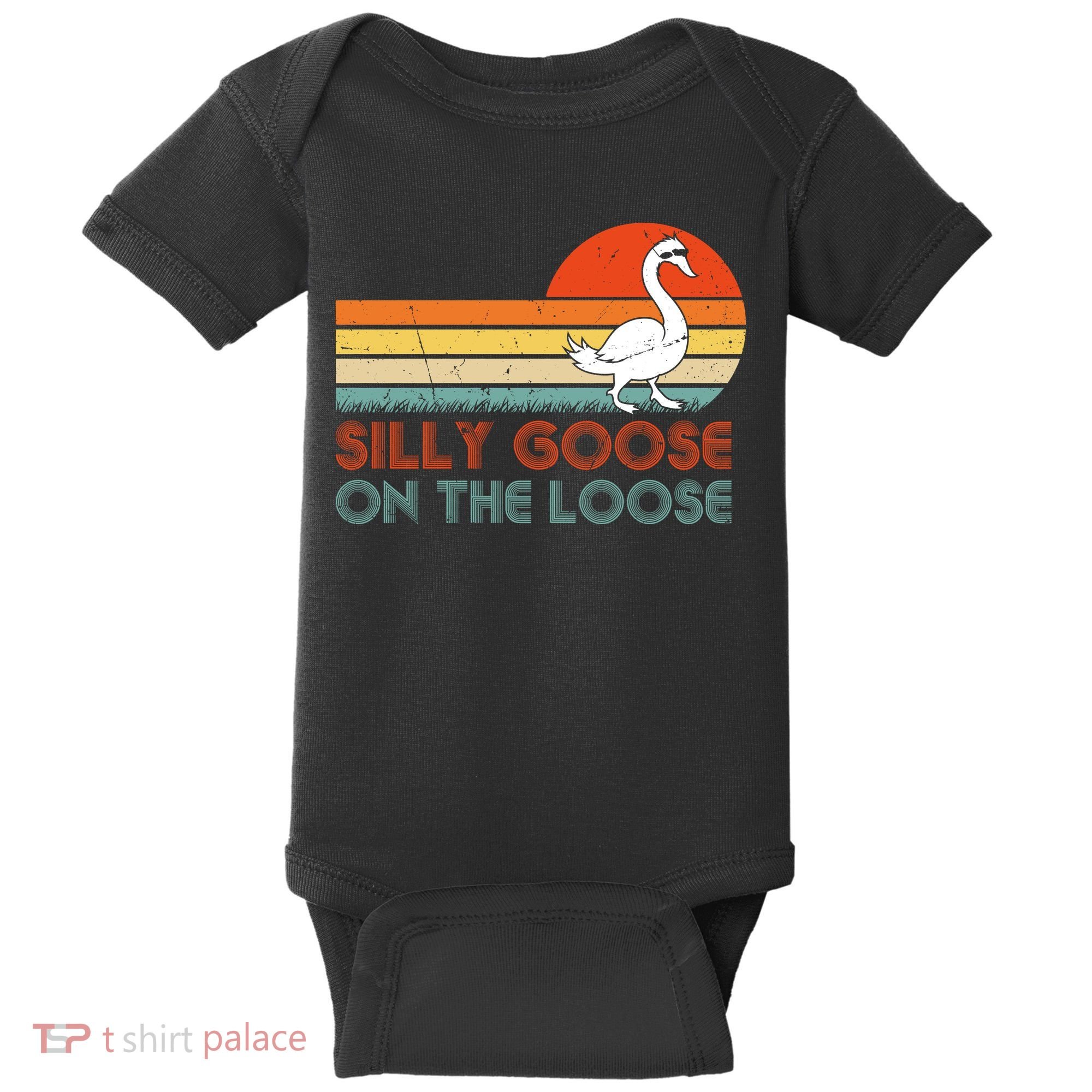 Silly Goose On The Loose Baby Bodysuit