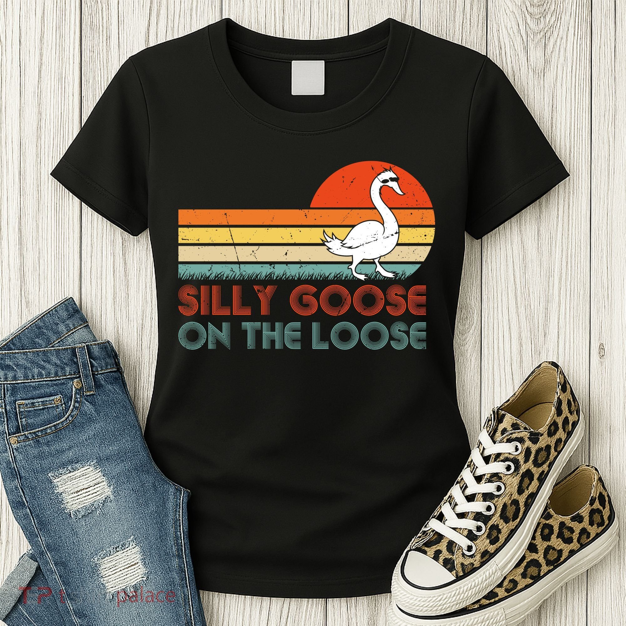 Silly Goose On The Loose Women's T-Shirt