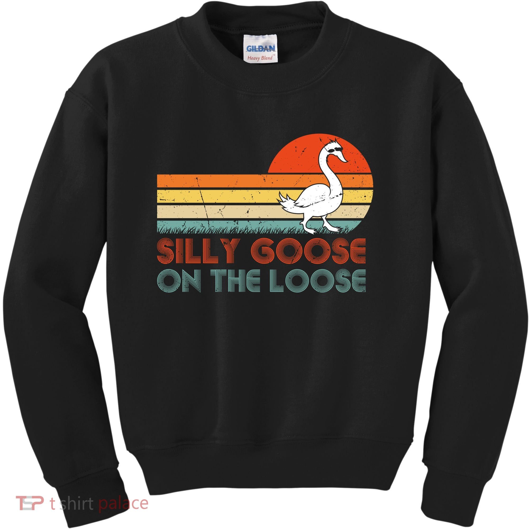 Silly Goose On The Loose Kids Sweatshirt