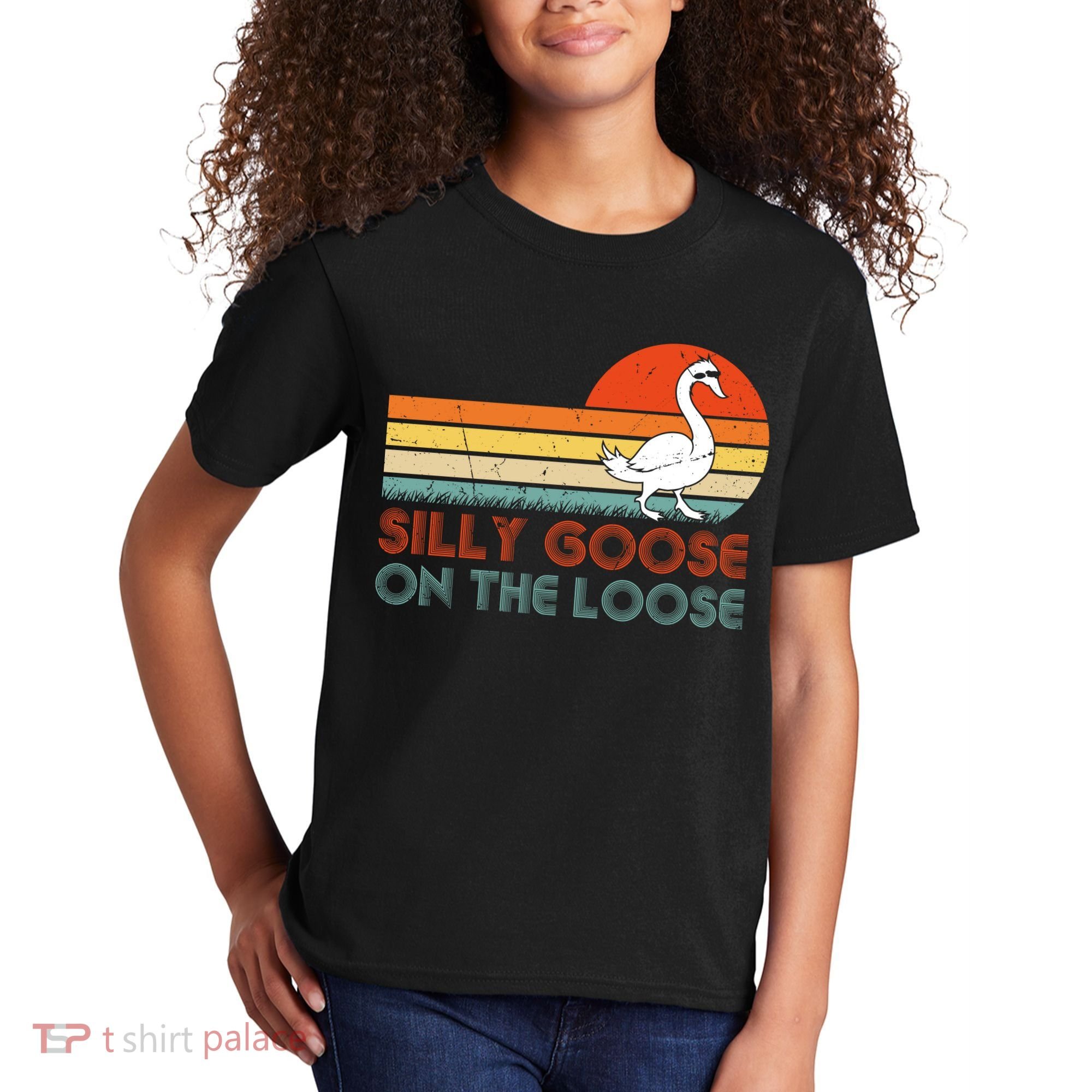 Silly Goose On The Loose Kids T-Shirt