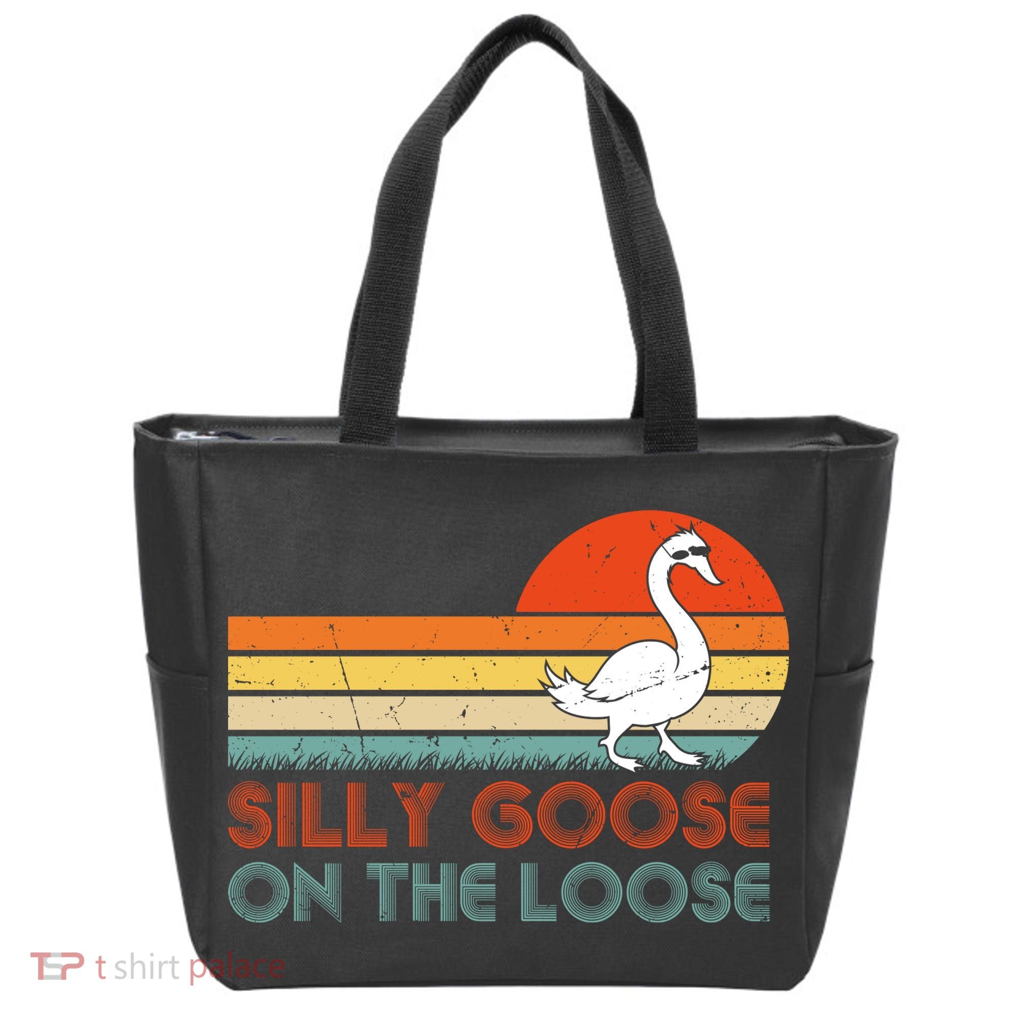 Silly Goose On The Loose Tote Bag