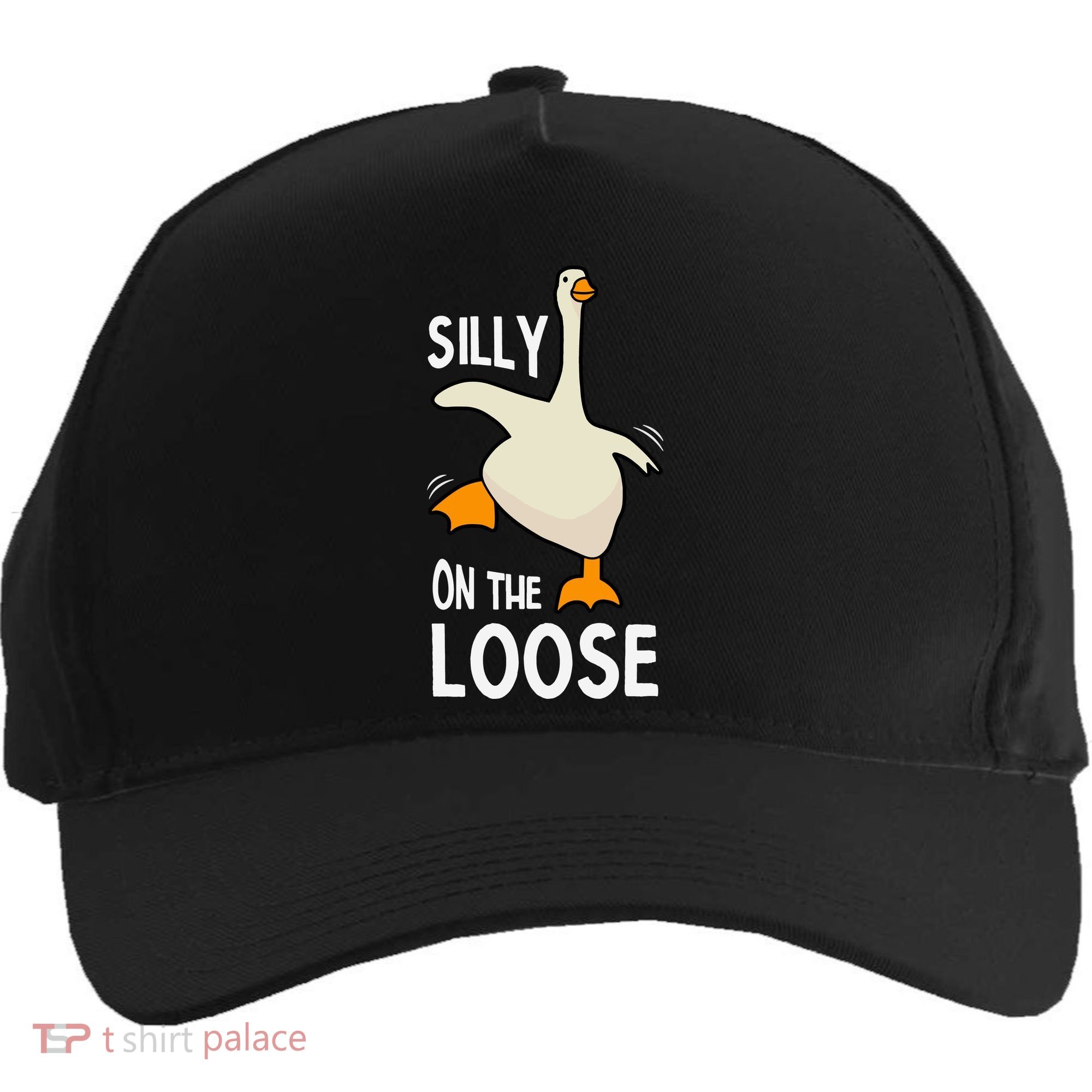 Silly Goose On The Loose Stupid And Silly Goose Five-Panel Snapback Cap