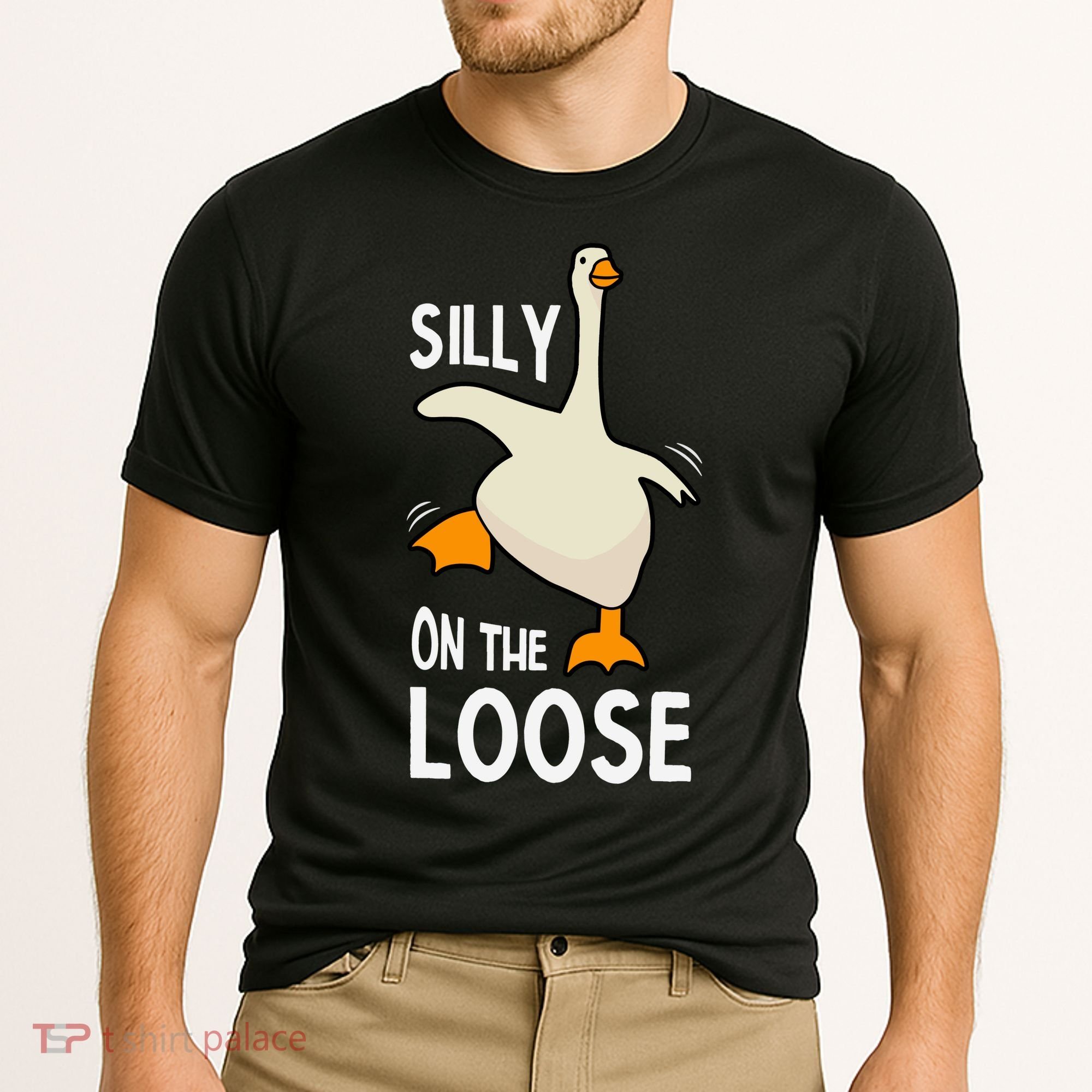 Silly Goose On The Loose Stupid And Silly Goose Cooling Performance Crew T-Shirt