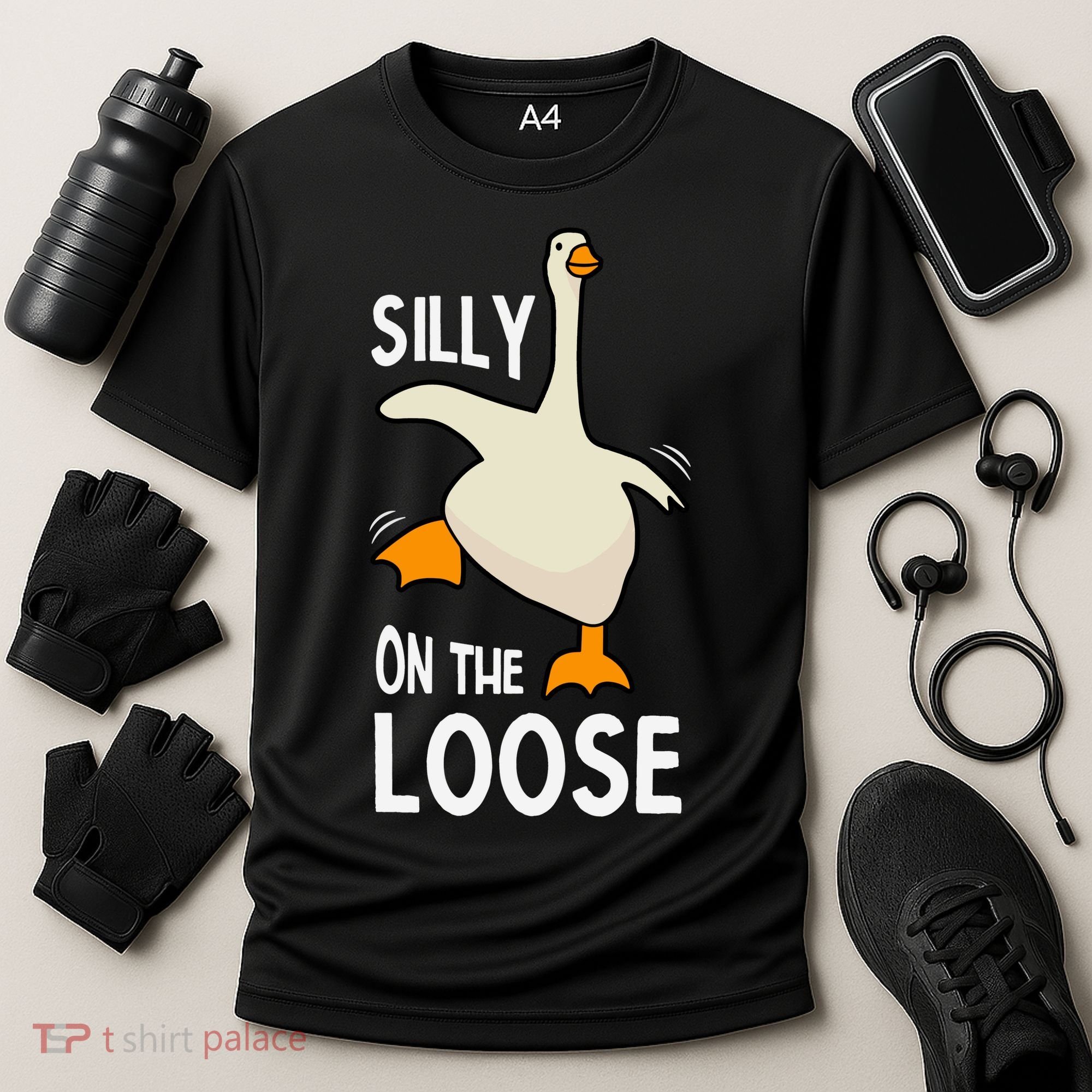 Silly Goose On The Loose Stupid And Silly Goose Cooling Performance Crew T-Shirt