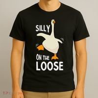 Silly Goose On The Loose Stupid And Silly Goose T-Shirt thumb 3