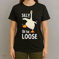 Silly Goose On The Loose Stupid And Silly Goose T-Shirt thumb 4