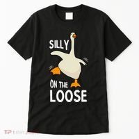 Silly Goose On The Loose Stupid And Silly Goose Tall T-Shirt thumb 0