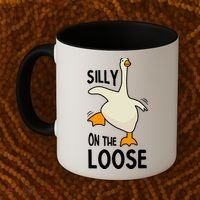 Silly Goose On The Loose Stupid And Silly Goose Coffee Mug thumb 2