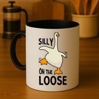 Silly Goose On The Loose Stupid And Silly Goose Coffee Mug thumb 4