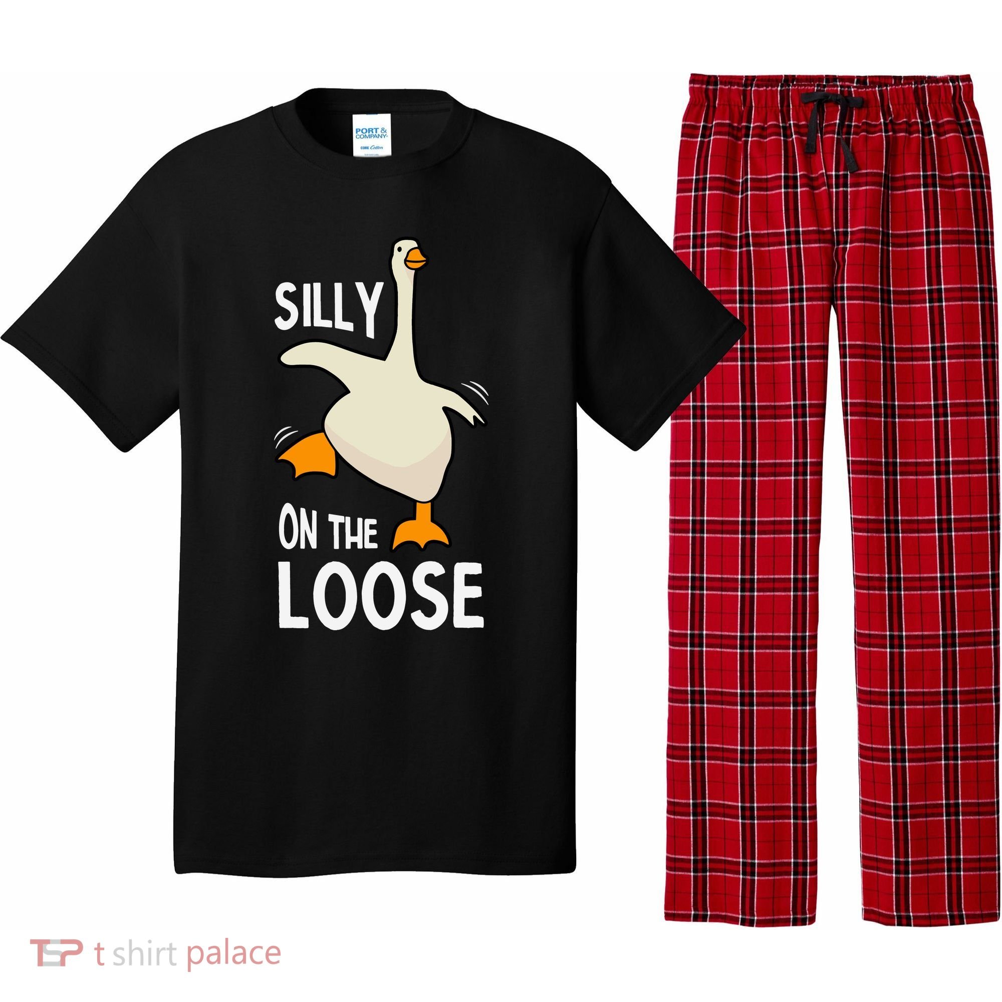 Silly Goose On The Loose Stupid And Silly Goose Pajama Set