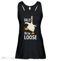 Silly Goose On The Loose Stupid And Silly Goose Ladies Essential Flowy Tank thumb 0