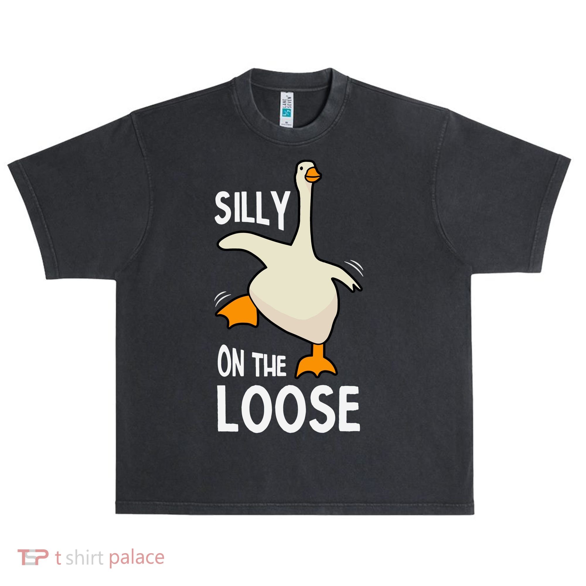 Silly Goose On The Loose Stupid And Silly Goose Urban Oversized Heavyweight T-Shirt