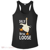Silly Goose On The Loose Stupid And Silly Goose Ladies PosiCharge Competitor Racerback Tank thumb 0