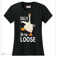 Silly Goose On The Loose Stupid And Silly Goose Women's Cooling Performance Crew T-Shirt thumb 0