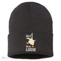 Silly Goose On The Loose Stupid And Silly Goose Sustainable Knit Beanie thumb 0