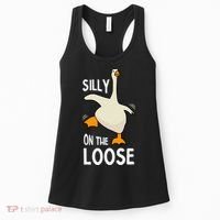 Silly Goose On The Loose Stupid And Silly Goose Women's Tank Top thumb 0