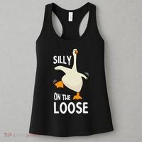 Silly Goose On The Loose Stupid And Silly Goose Women's Tank Top thumb 3
